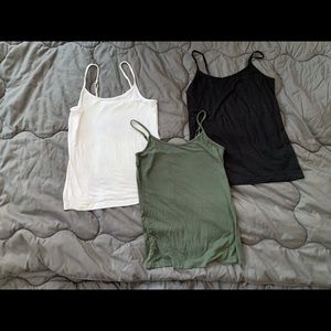Bundle of Merona adjustable camisole tanks